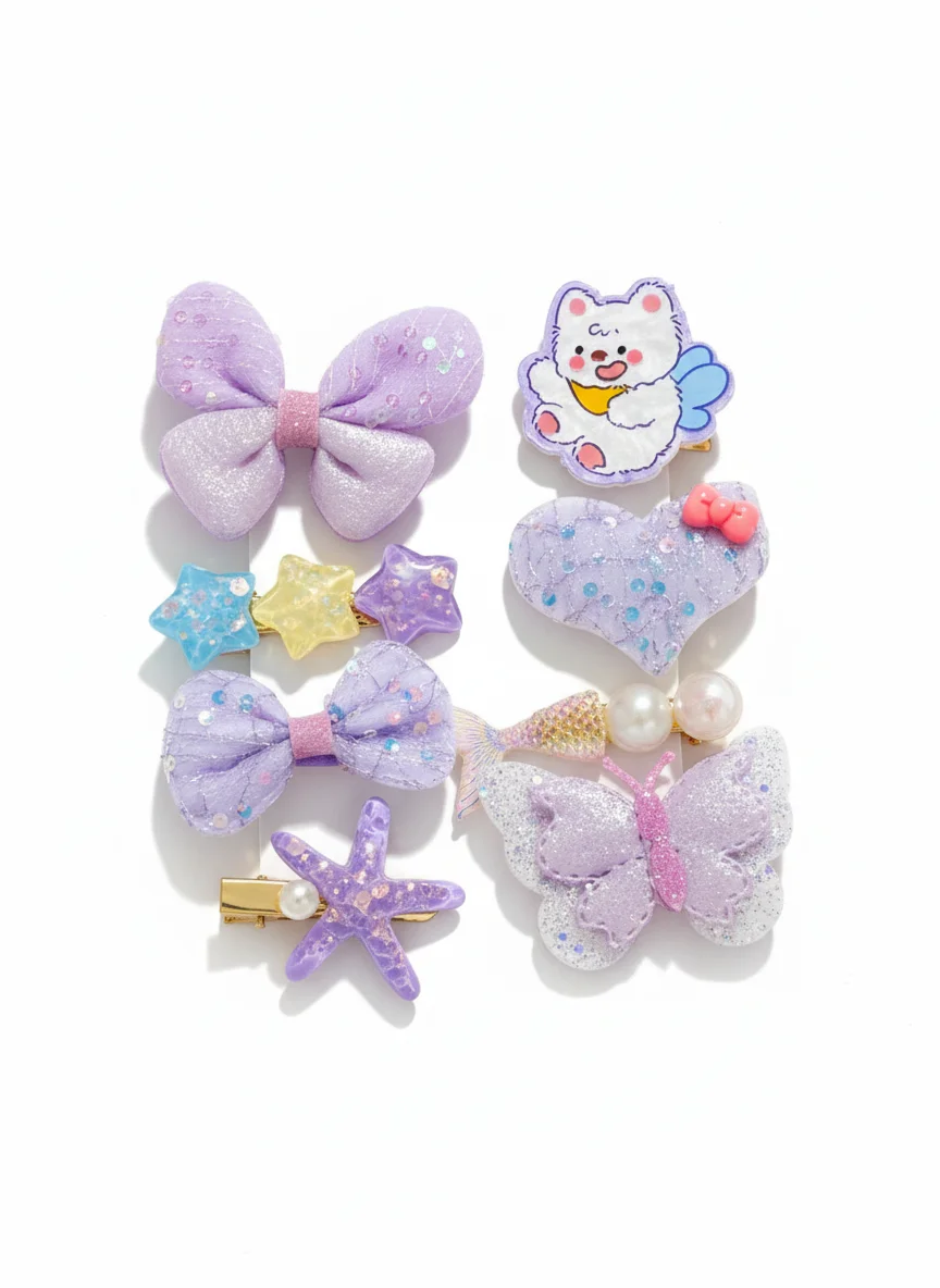 8'li Toptan Figürlü Toka Seti