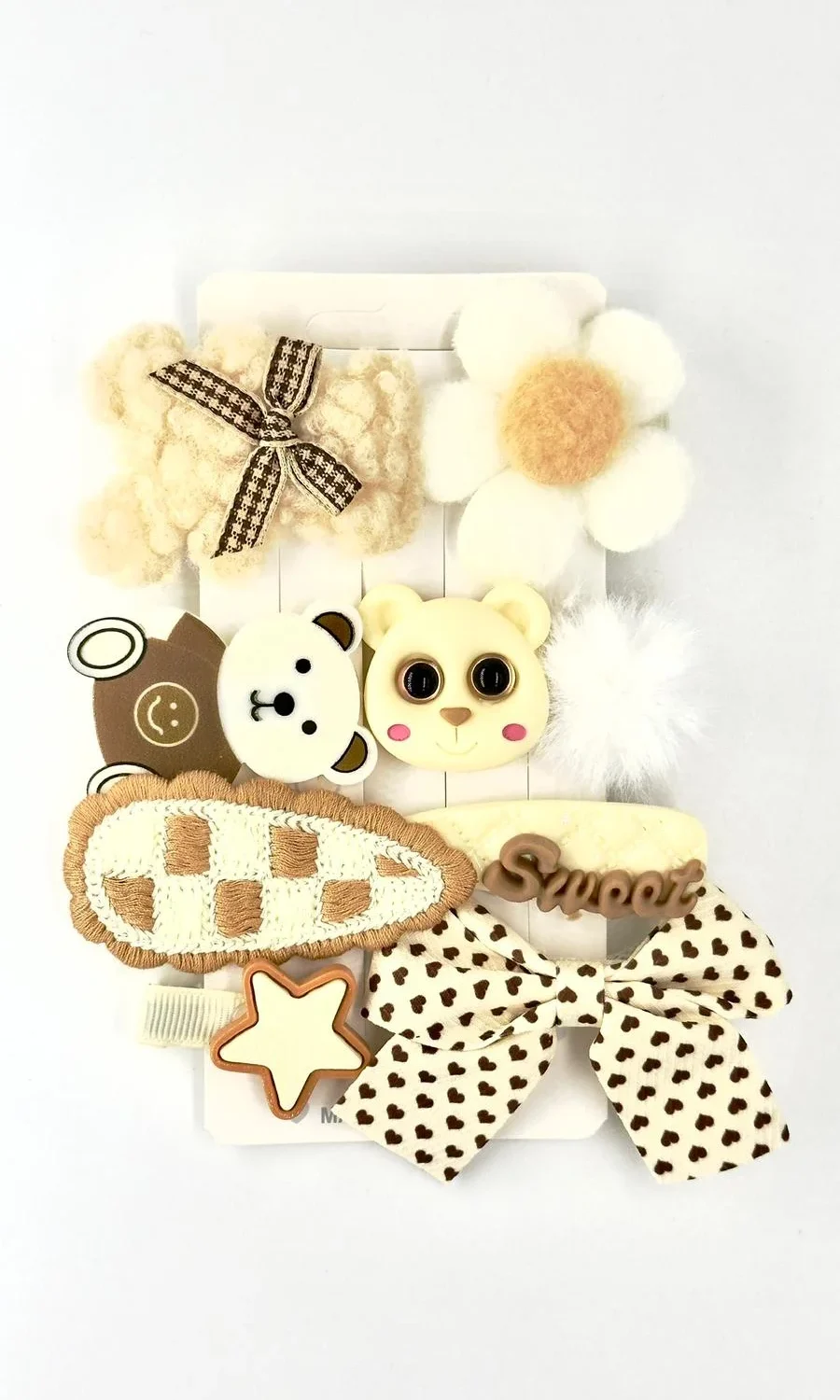 8'li Toptan Peluşlu Toka Seti