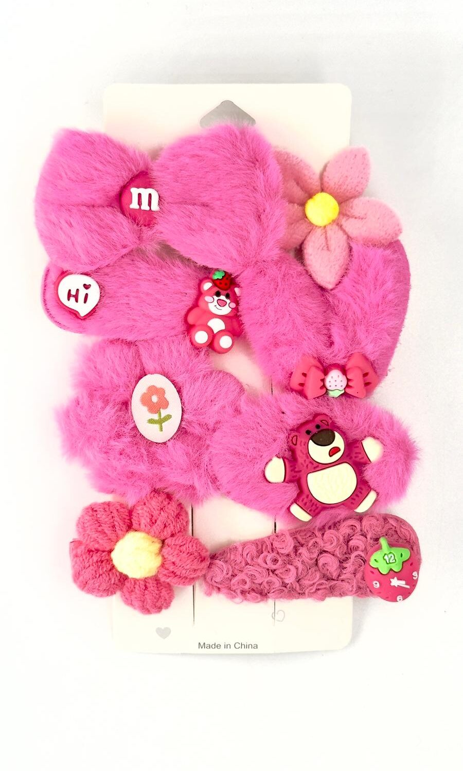 9'lu Toptan Peluşlu Toka Seti